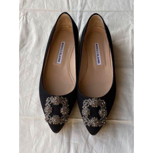 カテゴリ MANOLO サテンブラック36の通販 by イシザキ 's shop|マノロ