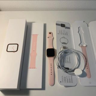 Apple Watch - 美品 Apple Watch4 40mm GPSモデル ピンクゴールドの
