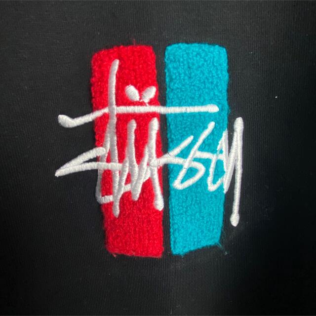 STUSSY(ステューシー)の【即完デザイン】STUSSY パイルロゴ　オーバサイズスウェット メンズのトップス(スウェット)の商品写真