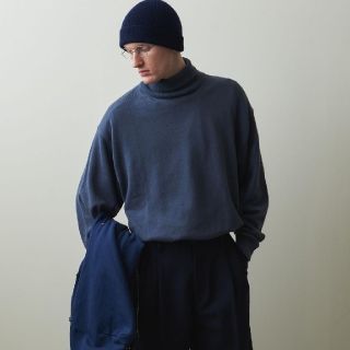 スティーブンアラン(steven alan)の<crepuscule>  cotton×cashmere タートルネックニット(ニット/セーター)