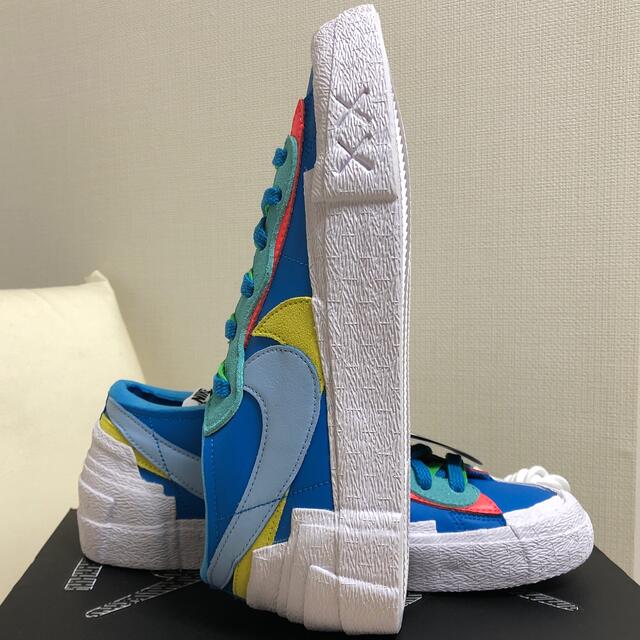 sacai x KAWS ブレーザー LOW  Neptune Blue26.5