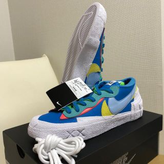 ナイキ(NIKE)のsacai x KAWS ブレーザー LOW  Neptune Blue26.5(スニーカー)