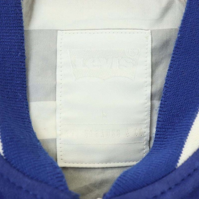 Levi's(リーバイス)のリーバイス ジャケット ブルゾン ジップアップ スウェード 牛革 M 青 メンズのジャケット/アウター(ブルゾン)の商品写真