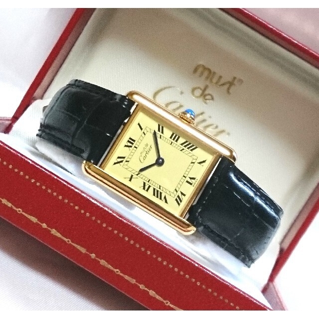 Cartier(カルティエ)の☆極美品☆ カルティエ マストタンク ヴェルメイユ LM クオーツ / 腕時計 メンズの時計(腕時計(アナログ))の商品写真