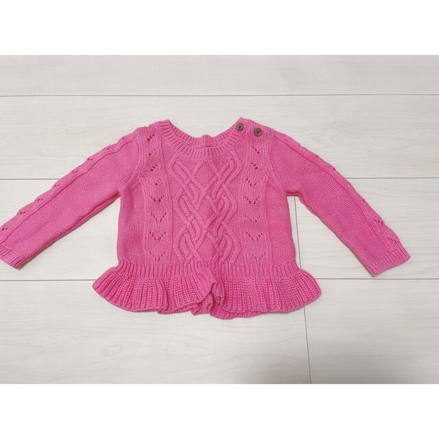 babyGAP(ベビーギャップ)の子供服　ニット キッズ/ベビー/マタニティのベビー服(~85cm)(ニット/セーター)の商品写真