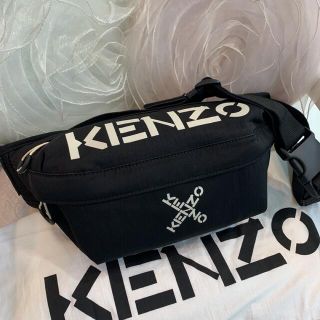 ケンゾー(KENZO)の☆美品☆KENZO ケンゾー ベルトバッグ ボディーバッグ 黒(ボディーバッグ)