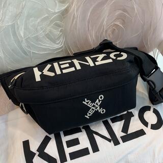 ケンゾー(KENZO)の☆美品☆KENZO ケンゾー ベルトバッグ ボディーバッグ 黒(ボディーバッグ)
