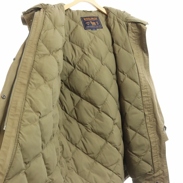 WOOLRICH(ウールリッチ)のウールリッチ モッズコート ダウンライナー アウター ロング XS カーキ レディースのジャケット/アウター(モッズコート)の商品写真