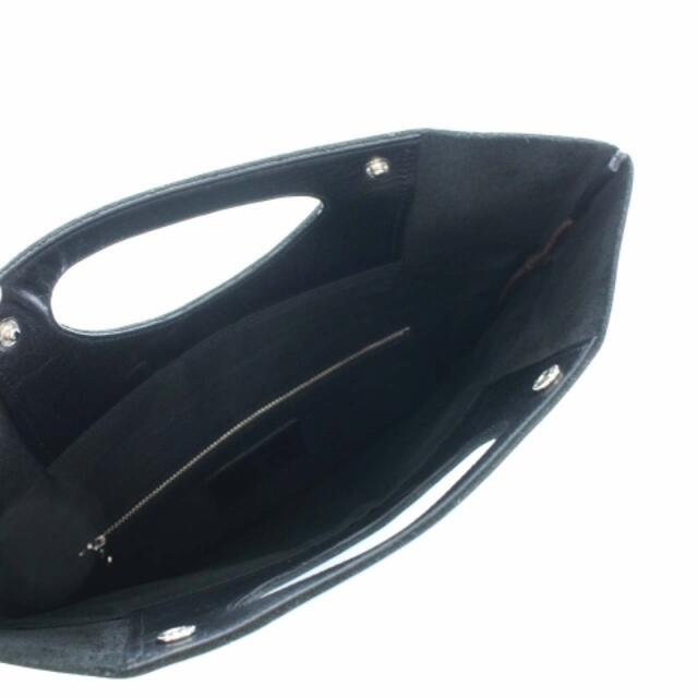CLEDRAN(クレドラン)のクレドラン ハンドバッグ クラッチバッグ 2way レザー ロゴ型押し 黒 レディースのバッグ(ハンドバッグ)の商品写真