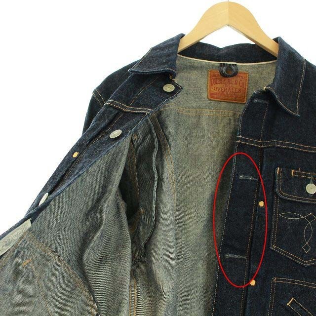 RRL(ダブルアールエル)のダブルアールエル RRL ラルフローレン Gジャン ジージャン M インディゴ メンズのジャケット/アウター(Gジャン/デニムジャケット)の商品写真