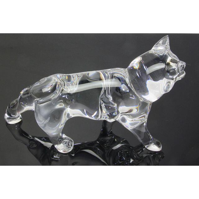 熱い販売 可愛いバカラBaccarat 犬の置物 フィギュアフィギュリン