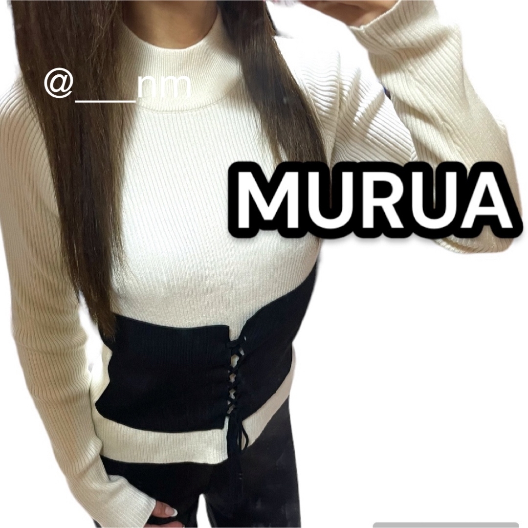 MURUA(ムルーア)のMURUA ムルーア トップス 長袖 ニット セーター レディース レディースのトップス(ニット/セーター)の商品写真