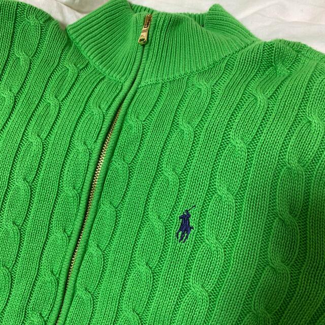 Ralph Lauren(ラルフローレン)のラルフローレン　ジップニット メンズのトップス(ニット/セーター)の商品写真