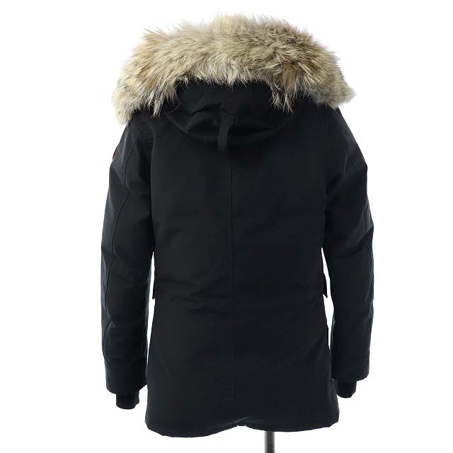 CANADA GOOSE(カナダグース)のカナダグース CHARLOTTE PARKA ダウンジャケット 黒 2300JL レディースのジャケット/アウター(ダウンジャケット)の商品写真