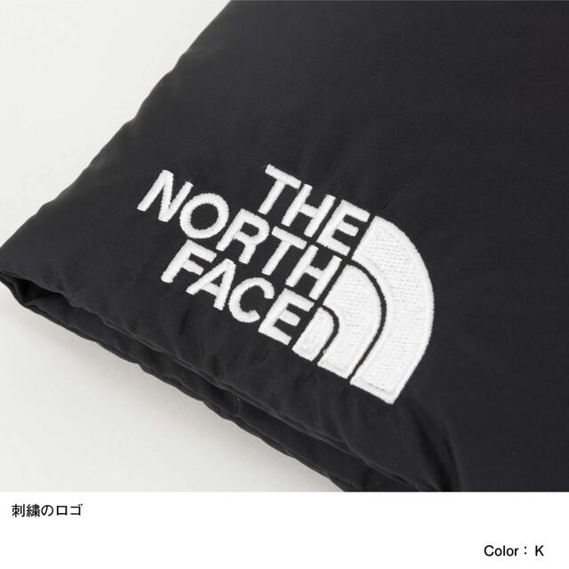 THE NORTH FACE(ザノースフェイス)のTHE NORTH FACE★ティーボールマフラー★刺繍入りブラック★新品 メンズのファッション小物(マフラー)の商品写真