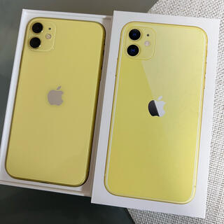 アップル(Apple)のiPhone11 256gb シムフリー yellow 美品(スマートフォン本体)