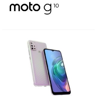 新品未開封品　モトローラ moto g10　サクラパール