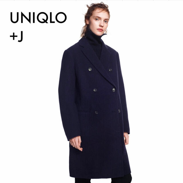 UNIQLO +J♦︎ダブルフェイスダブルブレストコート 新品登場 11050円