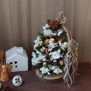 松ぼっくりツリー　ホワイトクリスマス(その他)