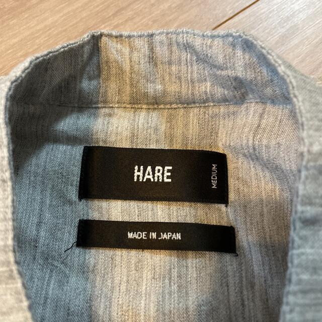 HARE(ハレ)のHARE ロング丈バンドカラーシャツ メンズのトップス(シャツ)の商品写真