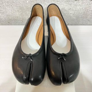 マルタンマルジェラ(Maison Martin Margiela)の新品　メゾンマルジェラ　36 タビバレエシューズ　足袋バレエ　ブラック　本革(バレエシューズ)