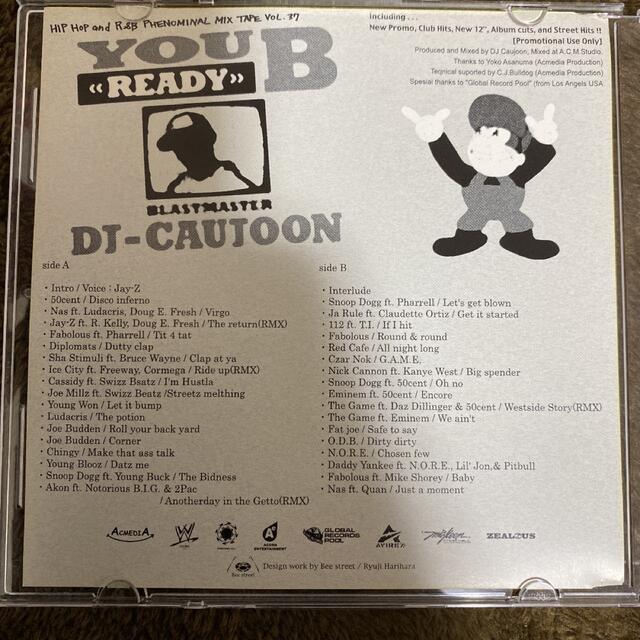 【DJ CAUJOON】YOU READY B【MIX CD】【廃盤】 エンタメ/ホビーのCD(ヒップホップ/ラップ)の商品写真