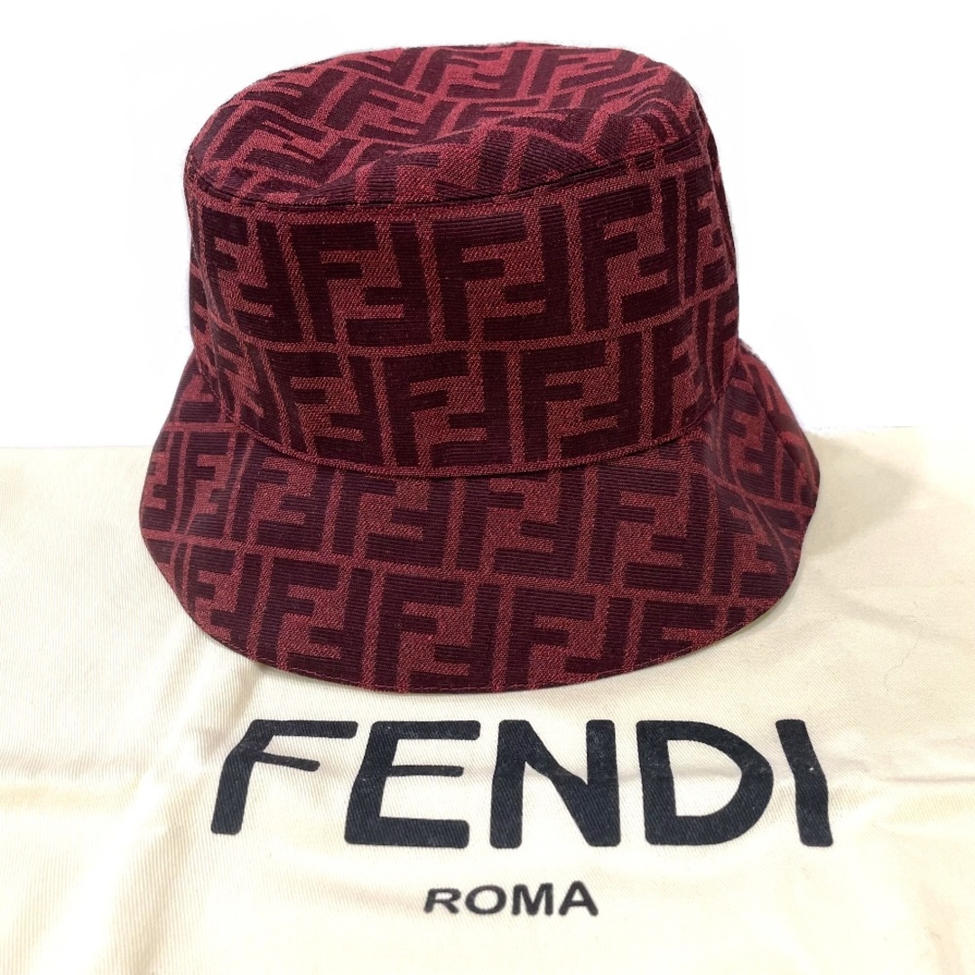 FENDI バケハ バケハ ズッカ FF頭周約58cmです - ハット