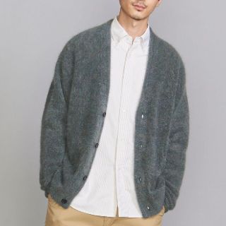 良品 BEAUTY&YOUTH シャギー モヘア カーディガン カーディガン