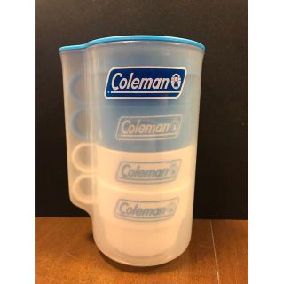 コールマン(Coleman)の【匿名配送】コールマン プラカップ 4カップ ピッチャー【Coleman】(グラス/カップ)