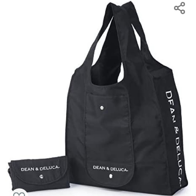DEAN & DELUCA(ディーンアンドデルーカ)のディーンアンドデルーカ　ショッピングバッグ　ブラック レディースのバッグ(エコバッグ)の商品写真