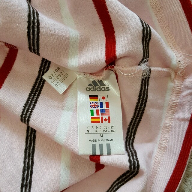 adidas(アディダス)のアディダス☆ゴルフウエア　長袖ハイネックTシャツ　ピンク　M スポーツ/アウトドアのゴルフ(ウエア)の商品写真