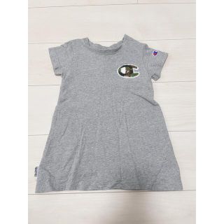 チャンピオン(Champion)の子供服　チャンピオン　バースデイ　しまむら　トレーナーワンピース　(ワンピース)