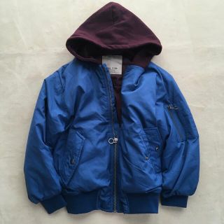 ザラキッズ(ZARA KIDS)のZARA キッズ ダウンジャケット 青 120(ジャケット/上着)