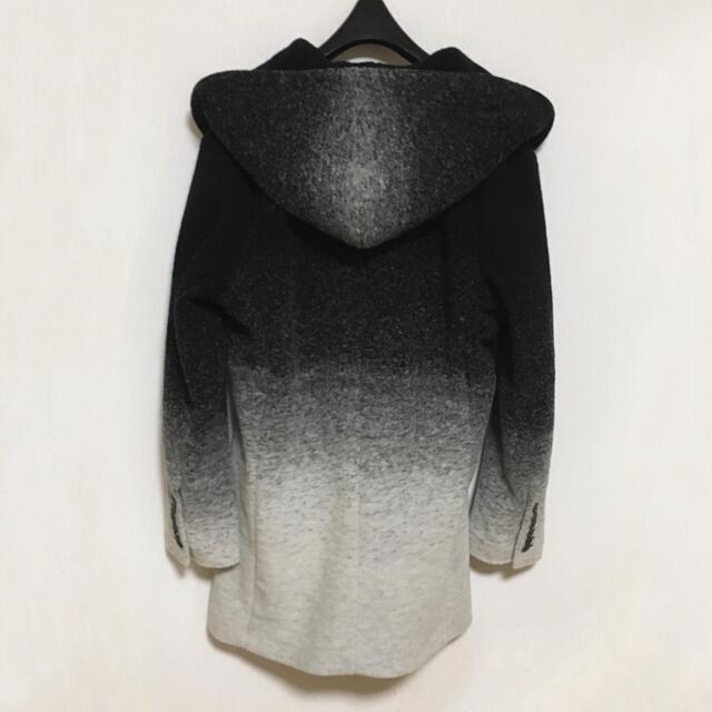 NO ID. - 美品 NO ID. WTグラデーションフーデッドコート 2 ミディアム ... 美品 NO ID. WTグラデーションフーデッドコート 2 ミディアム丈