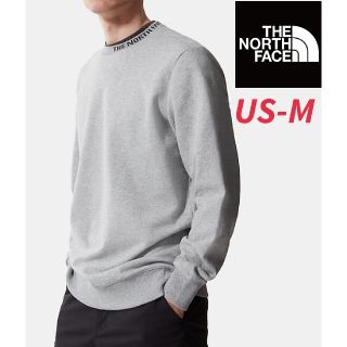 ザノースフェイス(THE NORTH FACE)のノースフェイス ネックロゴプリントスウェットシャツ 海外限定 新品未使用(スウェット)