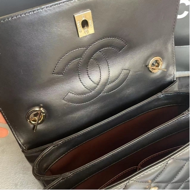 CHANEL CC トップハンドル マトラッセの通販 by 梨枝子's shop|シャネルならラクマ - CHANEL バック トレンディ 新品安い