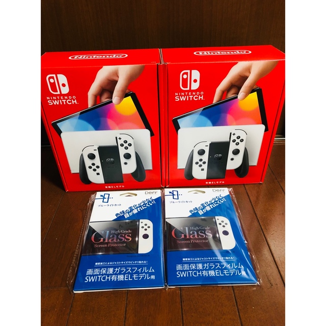 高品質 Nintendo - Switch Nintendo Switch 2台セット 有機EL 家庭用ゲーム機本体