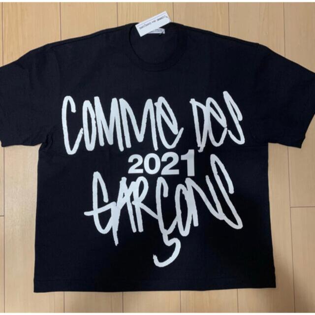 COMME des GARCONS HOMME PLUS(コムデギャルソンオムプリュス)の21aw直営路面店限定オーバーサイズビッグシルエットT 黒新品未使用 メンズのトップス(Tシャツ/カットソー(半袖/袖なし))の商品写真