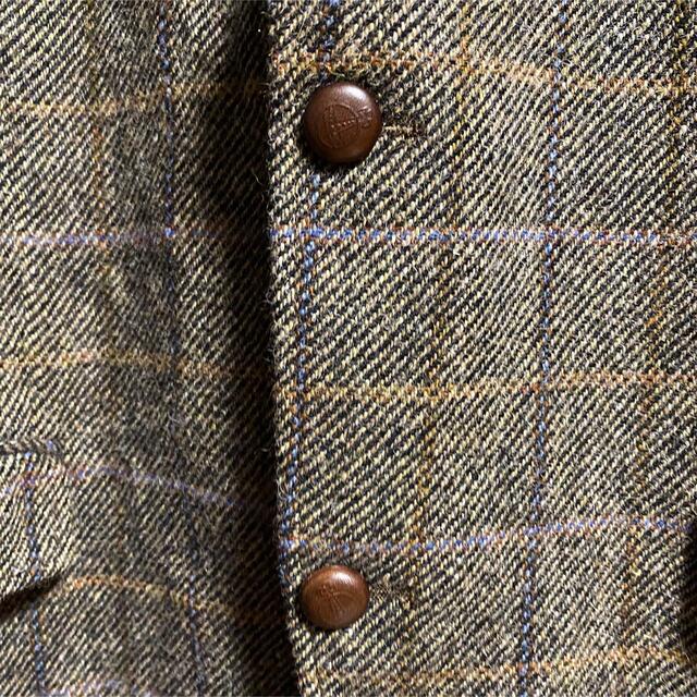 Harris Tweed - 90s 古着 ハリスツイード テーラードジャケット