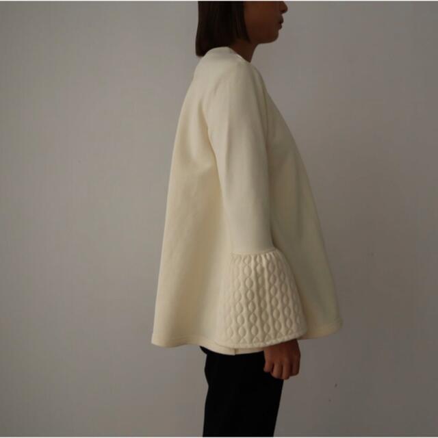 【eLLa】quilting wine cup pullover レディースのトップス(カットソー(長袖/七分))の商品写真