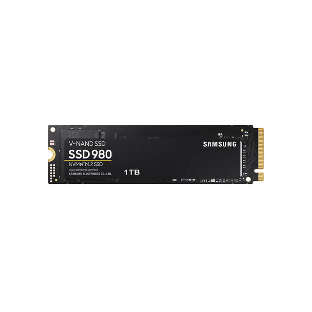 SAMSUNG(サムスン)の新品未開封 サムスン  SSD 980 M.2 1.0TB MZ-V8V1T0B スマホ/家電/カメラのPC/タブレット(PCパーツ)の商品写真