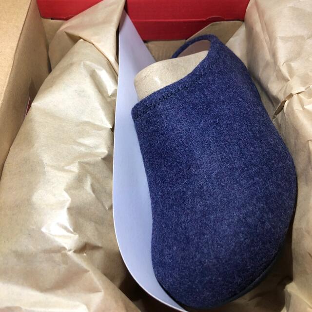 fitflop(フィットフロップ)のフィットフロップ SHUV FELT  シャビフェルト ネイビー　23cm レディースの靴/シューズ(サンダル)の商品写真