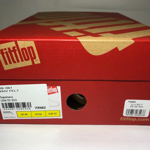 fitflop(フィットフロップ)のフィットフロップ SHUV FELT  シャビフェルト ネイビー　23cm レディースの靴/シューズ(サンダル)の商品写真