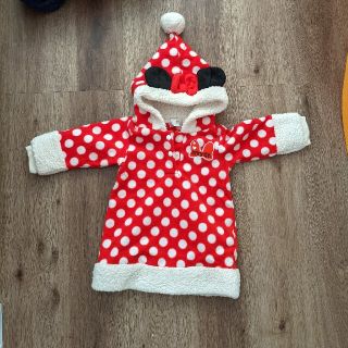 ディズニー(Disney)のクリスマス ミニーちゃん服 90サイズ(ワンピース)