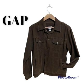 ギャップ(GAP)の美品　GAP コーデュロイ　Gジャン　ブラウン　秋冬　メンズ　レディース(Gジャン/デニムジャケット)