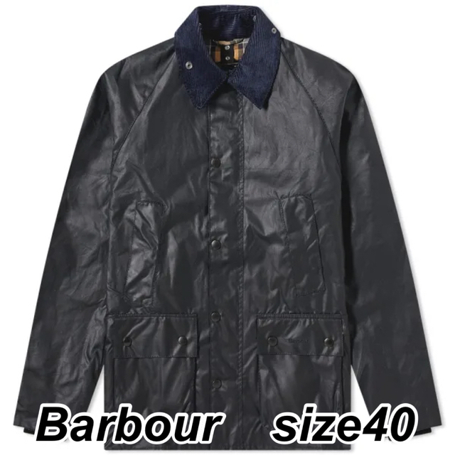 【新品】Barbour BEDALE WAX JACKET Navy 40