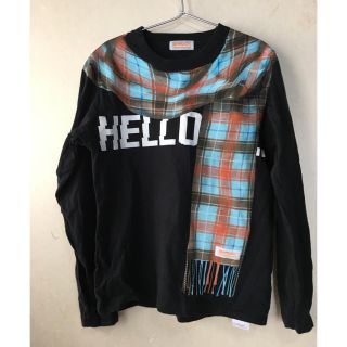 ビームスボーイ(BEAMS BOY)の【BEAMS BOY】マフラー柄プリントロングTシャツ(Tシャツ(長袖/七分))