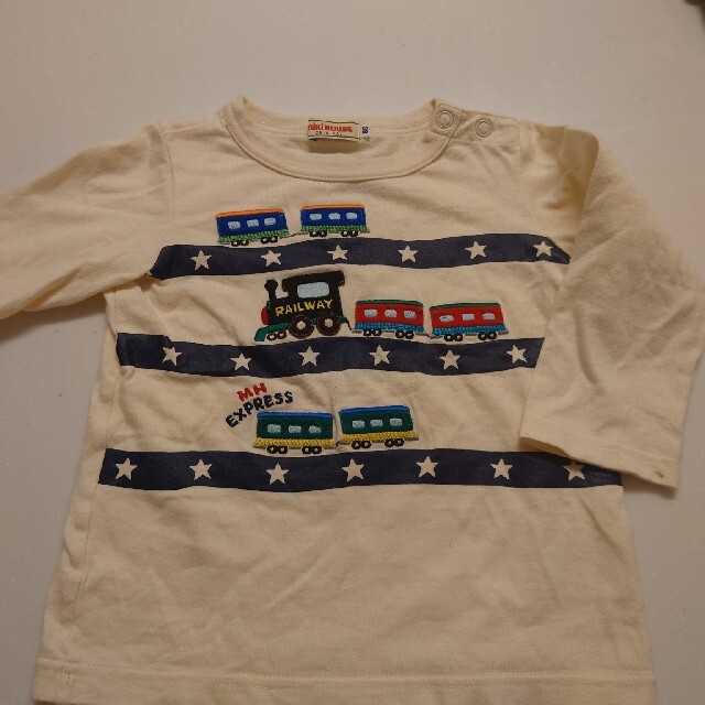 mikihouse(ミキハウス)のミキハウス　カットソー　Tシャツ　80 キッズ/ベビー/マタニティのベビー服(~85cm)(Ｔシャツ)の商品写真