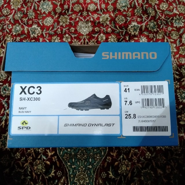 SHIMANO(シマノ)のSHIMANO XC3 SPD ビンディング靴　41/25.8cm 新品未使用 スポーツ/アウトドアの自転車(その他)の商品写真