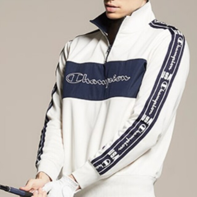 新品 希少 L champion golf wear プロ使用モデル 白